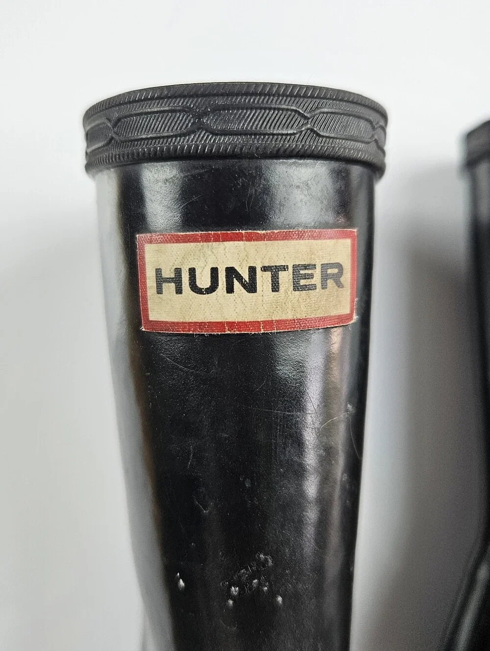 Hunter Kids Black Original Rain Boots US 9-10 UK 8 EU 25 Waterproof Rubber Boots